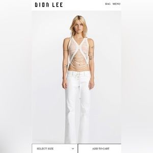 Dion Lee NET DISTRESSED Top